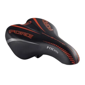 Sedlo FORCE KIDS  16-20" dětské - černo-červené Luxusní