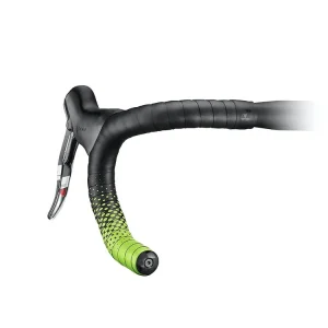 Omotávka na řídítka Ciclovation Leather Touch Fusion - Černá/neon žlutá Originální