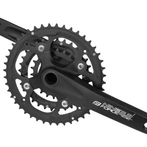 Kliky FORCE NINE3.3+ Al 44/32/22z s osou 175mm - černá Nejlepší Cena