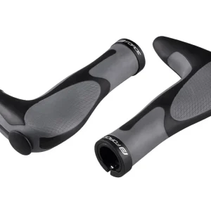Gripy FORCE GEL s integrovanými rohy 113mm, černo-šedá Hit Sezóny