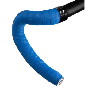 Omotávka na řídítka Force korková - Modrá Jen Po Omezenou Doba