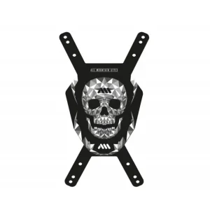 AMS destička na startovní čísla - Skull Luxusní