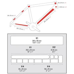 Sada ochranných samolepek Zefal Skin Armor M Přímo Od Výrobce