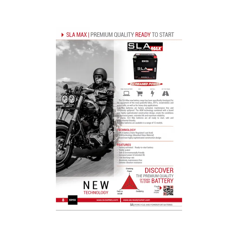 Tovární Cena Továrně aktivovaná motocyklová baterie BS-BATTERY 51913 (FA) SLA MAX