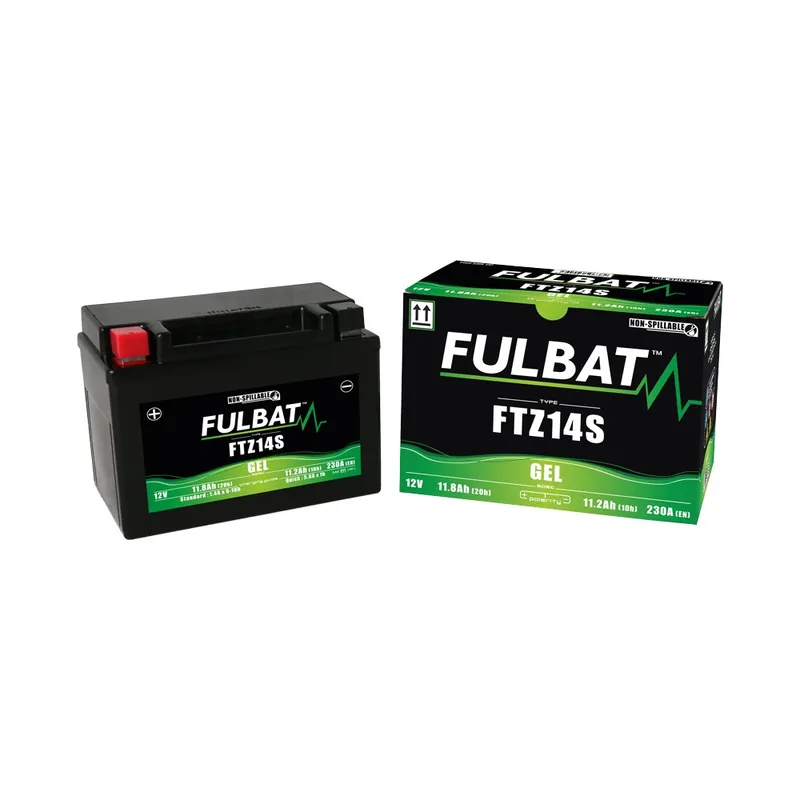 Vrácení Zdarma Továrně aktivovaná motocyklová baterie FULBAT FTZ14S (YTZ14S)