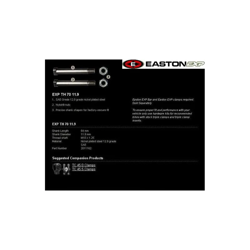 Výprodej Montážní sada řidítek EASTON EXP EXP TH 70 11.9