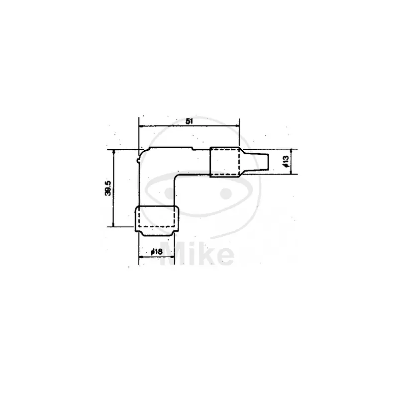 Zlevněný Koncovka zapalovací svíčky NGK LB05EZ