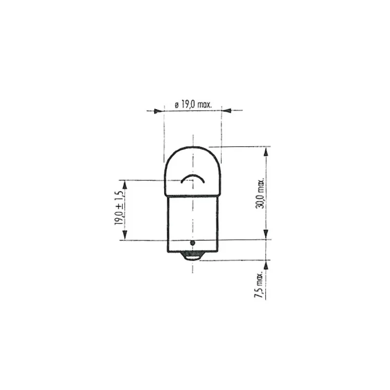 Žárovka RMS FLOSSER 246510656 bílá 6V 10W ba15s Cenová Bomba