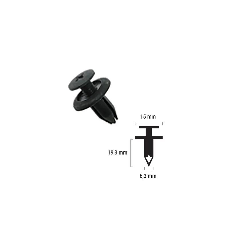 Sleva Plastový nýt RMS 121832016