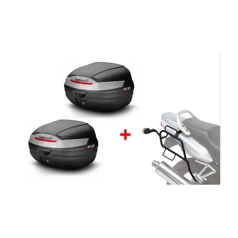 Vrchní kufr s montážní sadou Side Master SHAD SH37 černá SUZUKI GSF 650 Bandit Ověřený