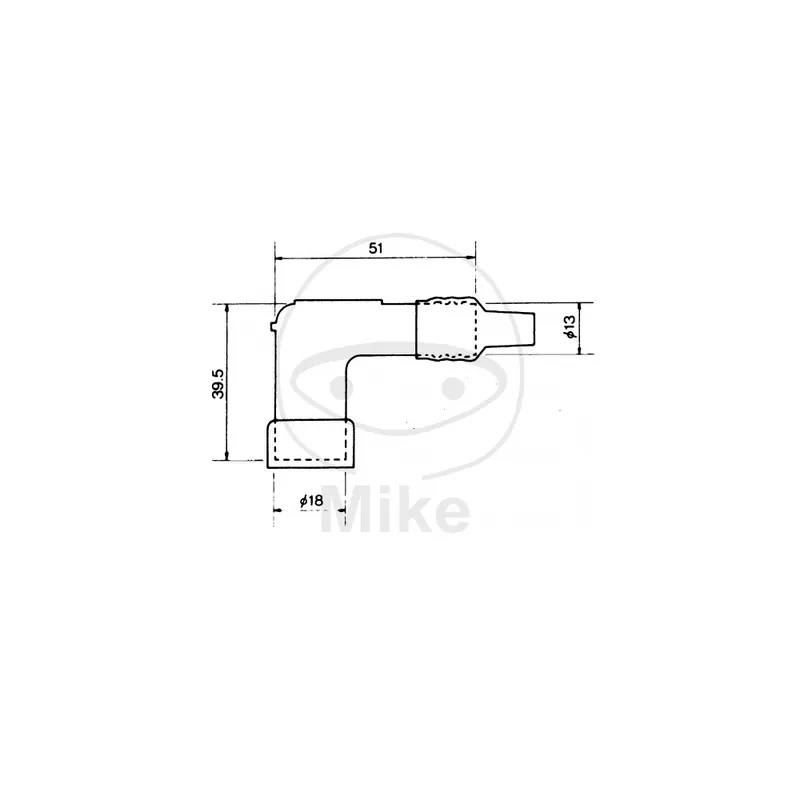 Tovární Cena Koncovka zapalovací svíčky NGK LD05E
