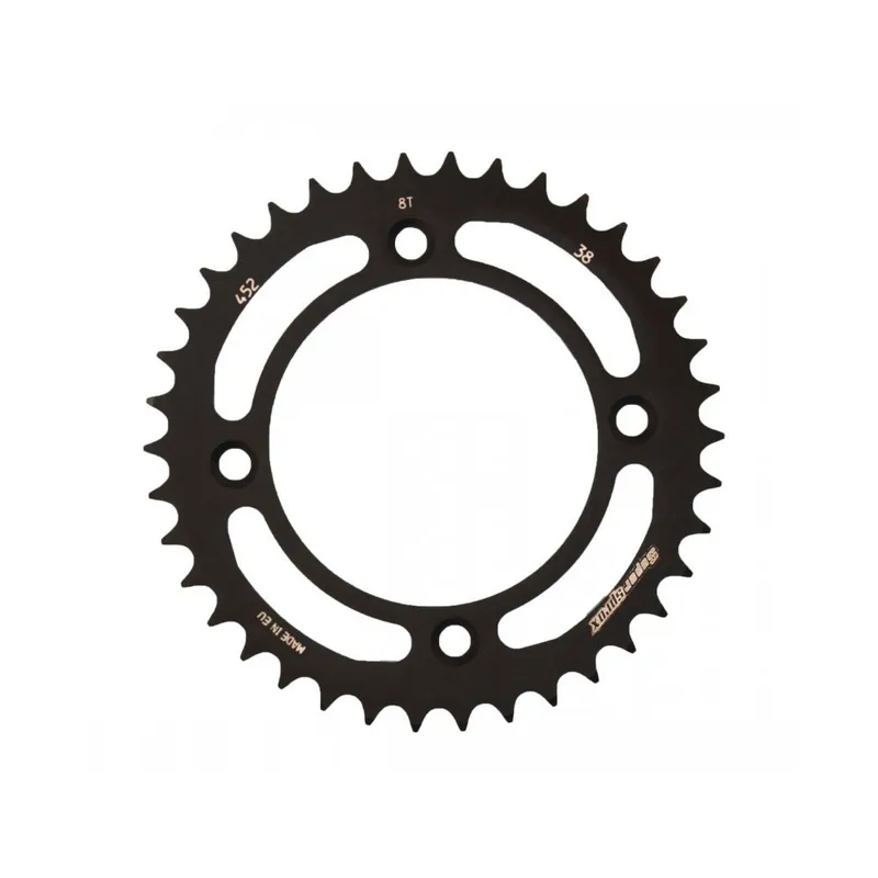 Exkluzivní Hliníková řetězová rozeta SUPERSPROX RAL-452:39-BLK černý 39 zubů, 415