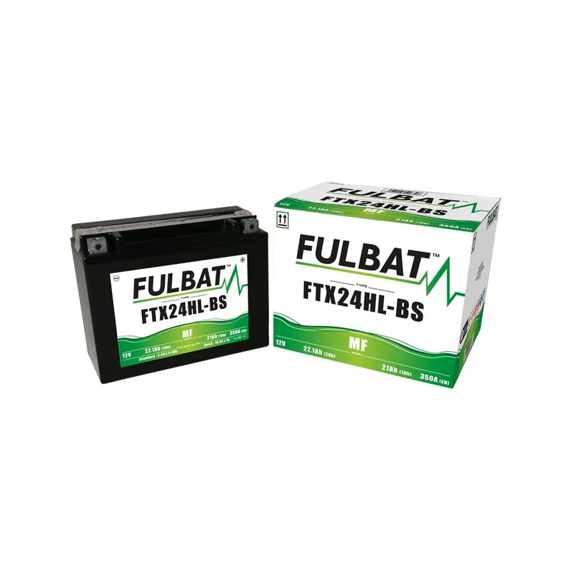 Bezúdržbová motocyklová baterie FULBAT FTX24HL-BS (YTX24HL-BS) Omezená Nabídka
