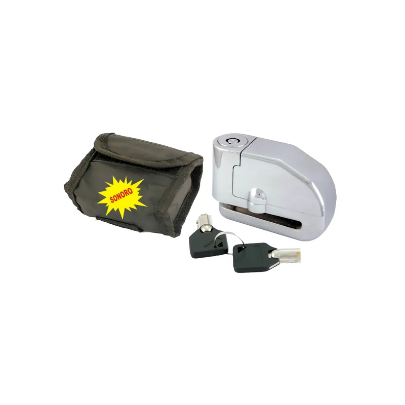 Zámek na kotouč RMS 288000650 d6mm s alarmem a taškou Moderní