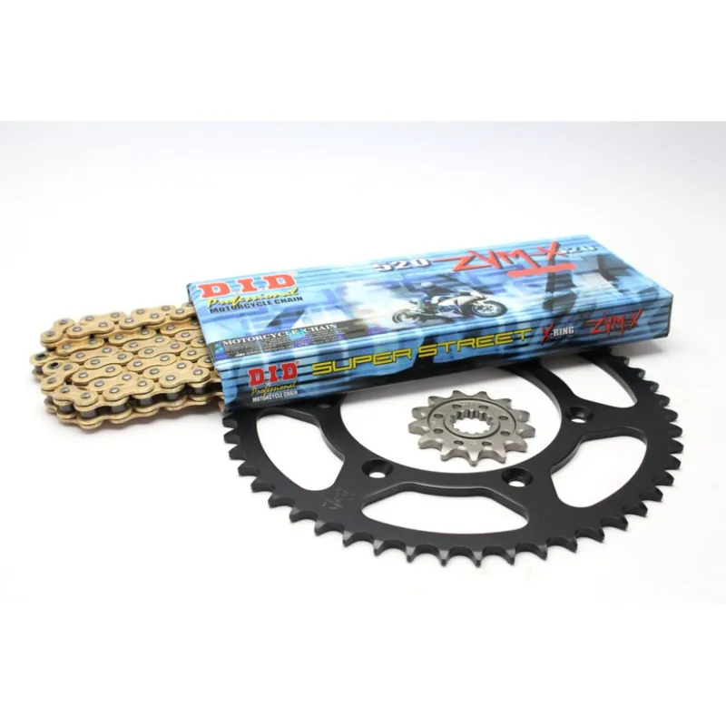 Řetězová sada D.I.D + JT řady ZVM-X ve zlaté barvě Přímo Od Výrobce