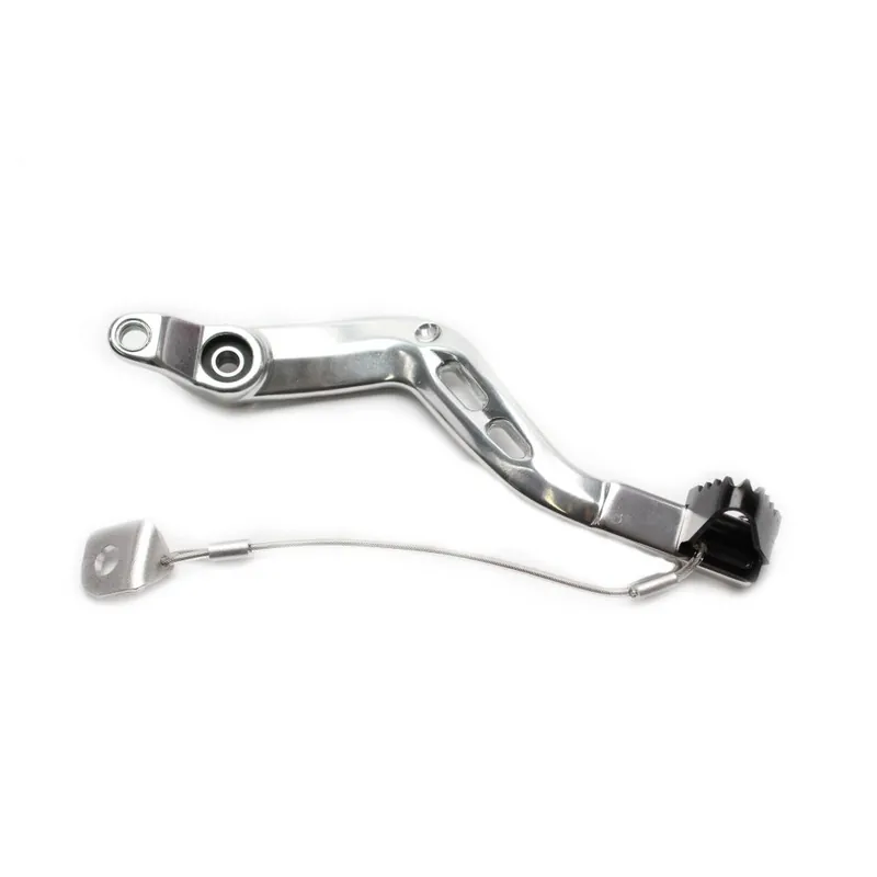 Brzdový pedál MOTION STUFF 83P-0901002 silver body, black steel fixed tip Steel Fixed Tip Dokud Zásoby Vydrží