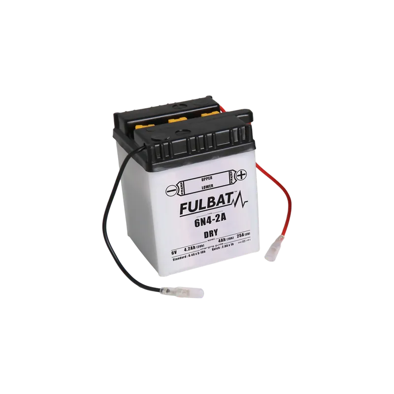 Oblíbený Konvenční motocyklová baterie FULBAT 6N4-2A Včetně balení kyseliny