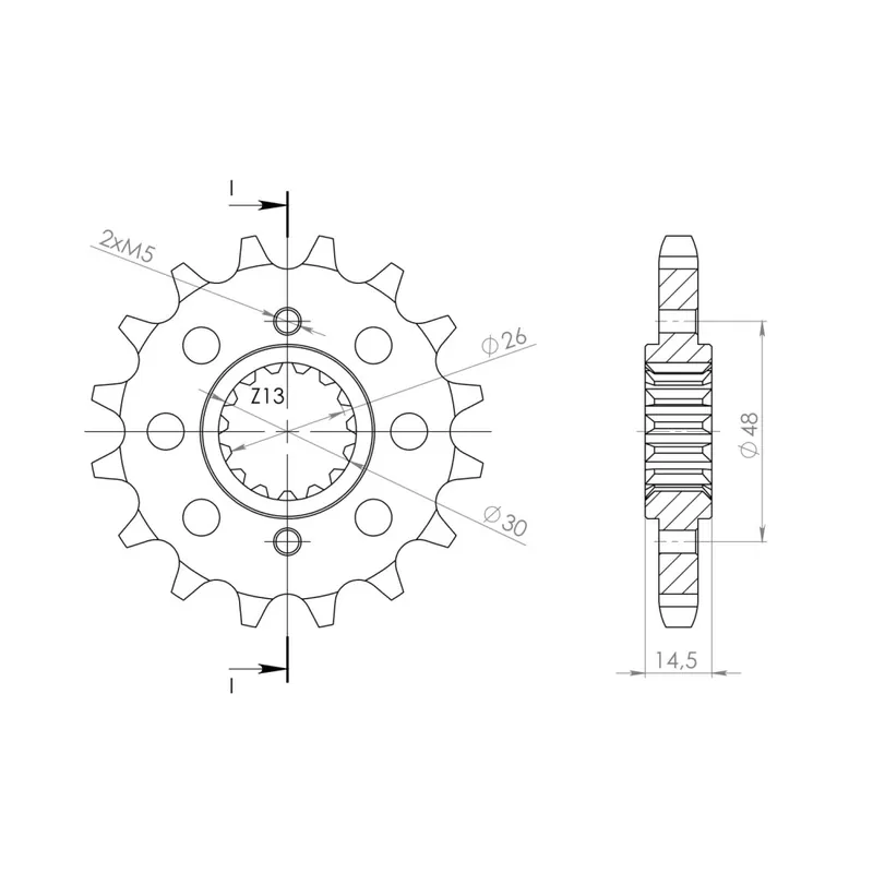 Řetězové kolečko SUPERSPROX CST-339:16 16 zubů, 530 Výhodná Nabídka