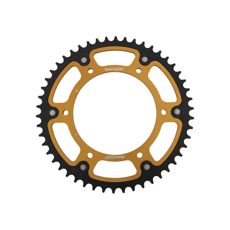 Řetězová rozeta SUPERSPROX STEALTH RST-5:50-GLD zlatá 50 zubů, 520 Autentický