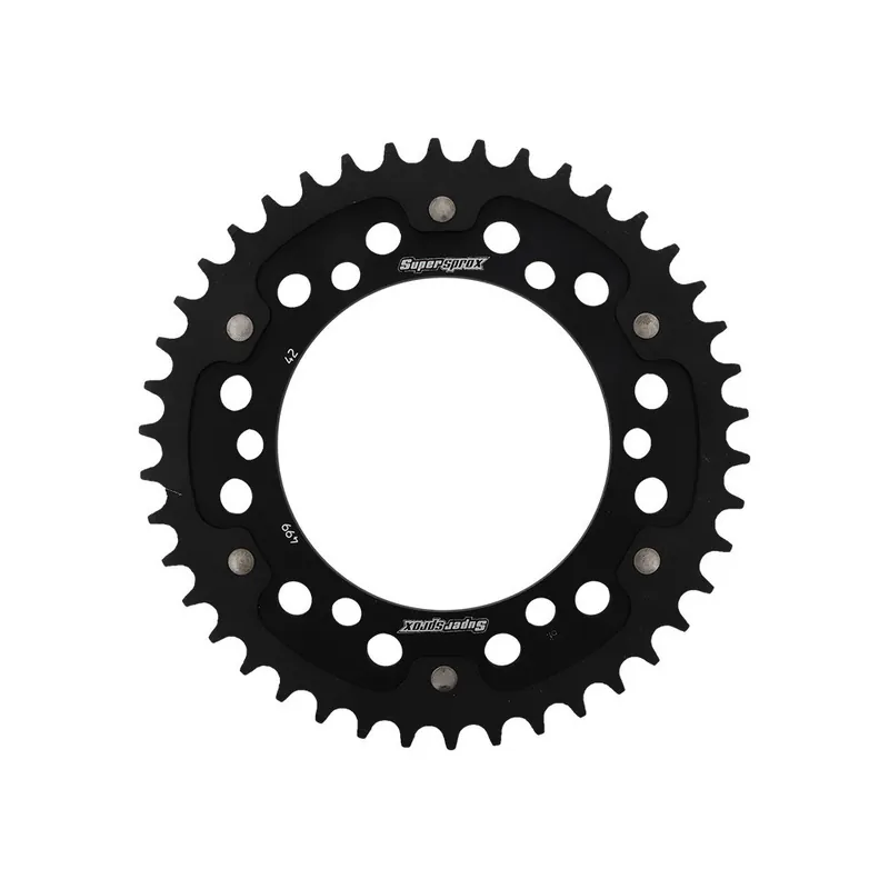 Řetězová rozeta SUPERSPROX STEALTH RST-499:42-BLK černý 42 zubů, 530 Tovární Cena