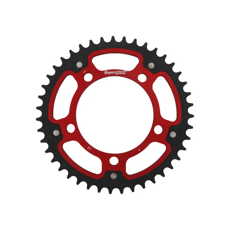 Bezpečná Platba Řetězová rozeta SUPERSPROX STEALTH RST-7:43-RED červená 43 zubů, 525