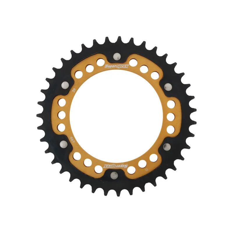 Originální Řetězová rozeta SUPERSPROX STEALTH RST-499:39-GLD zlatá 39 zubů, 530