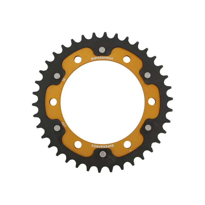 Řetězová rozeta SUPERSPROX STEALTH RST-499:38-GLD zlatá 38 zubů, 530 Jen Po Omezenou Doba