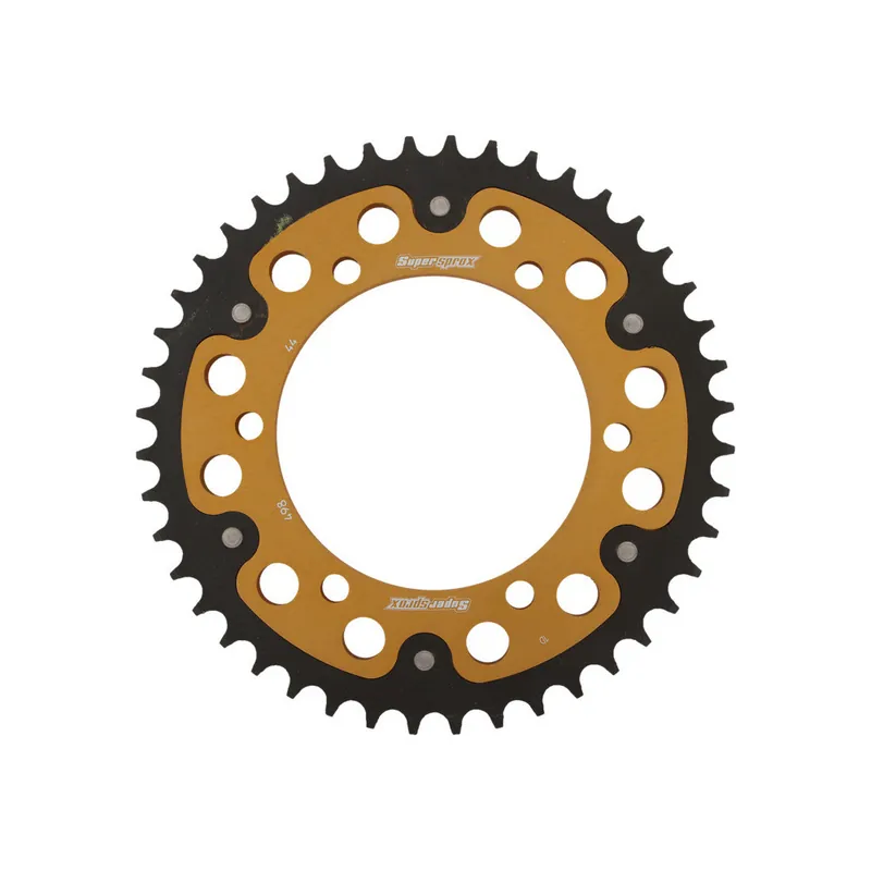 Ruční Výroba Řetězová rozeta SUPERSPROX STEALTH RST-498:44-GLD zlatá 44 zubů, 525