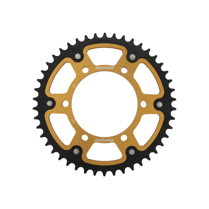Řetězová rozeta SUPERSPROX STEALTH RST-480:46-GLD zlatá 46 zubů, 525 Víkendová Akce