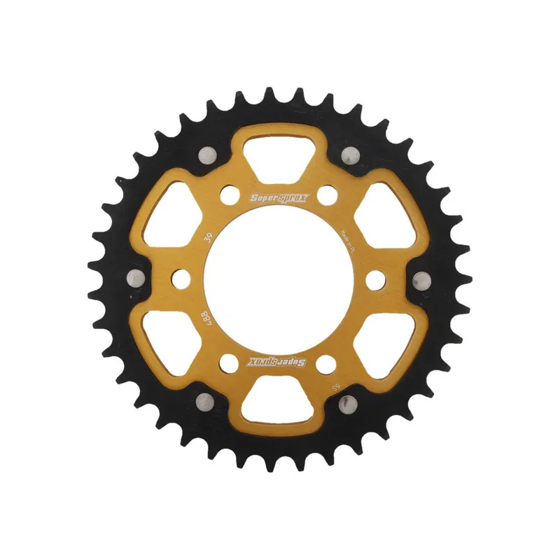 Ruční Výroba Řetězová rozeta SUPERSPROX STEALTH RST-488:39-GLD zlatá 39 zubů, 530