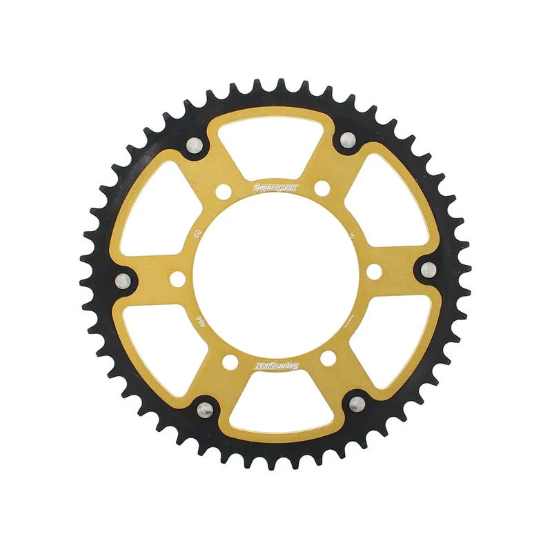 Řetězová rozeta SUPERSPROX STEALTH RST-486:50-GLD zlatá 50 zubů, 520 Bezpečná Platba