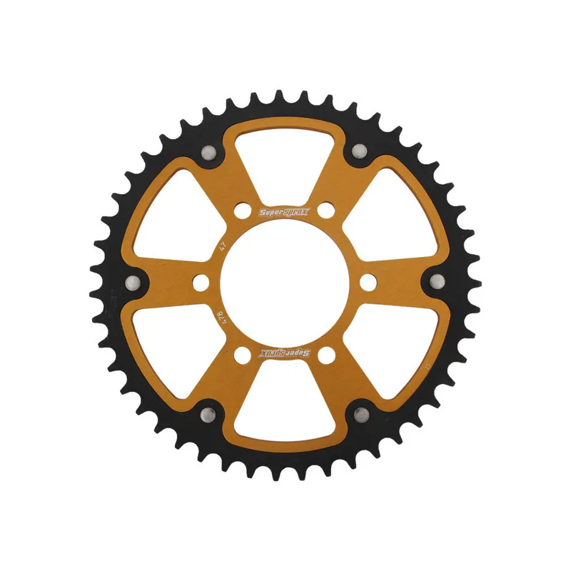 Řetězová rozeta SUPERSPROX STEALTH RST-478:47-GLD zlatá 47 zubů, 520 Časově Omezené