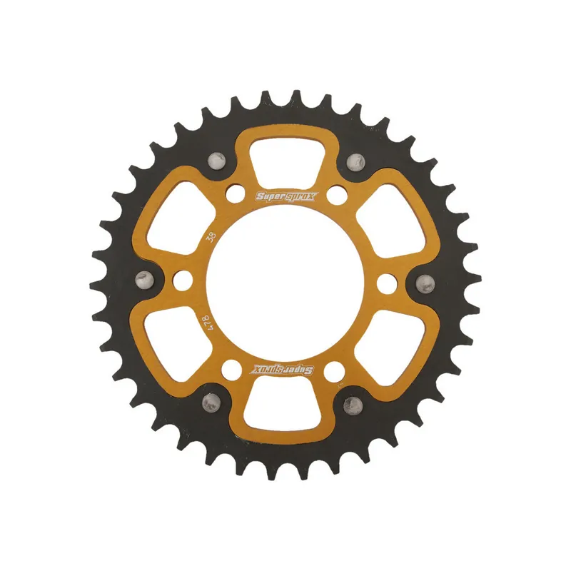 Hit Sezóny Řetězová rozeta SUPERSPROX STEALTH RST-478:38-GLD zlatá 38 zubů, 520