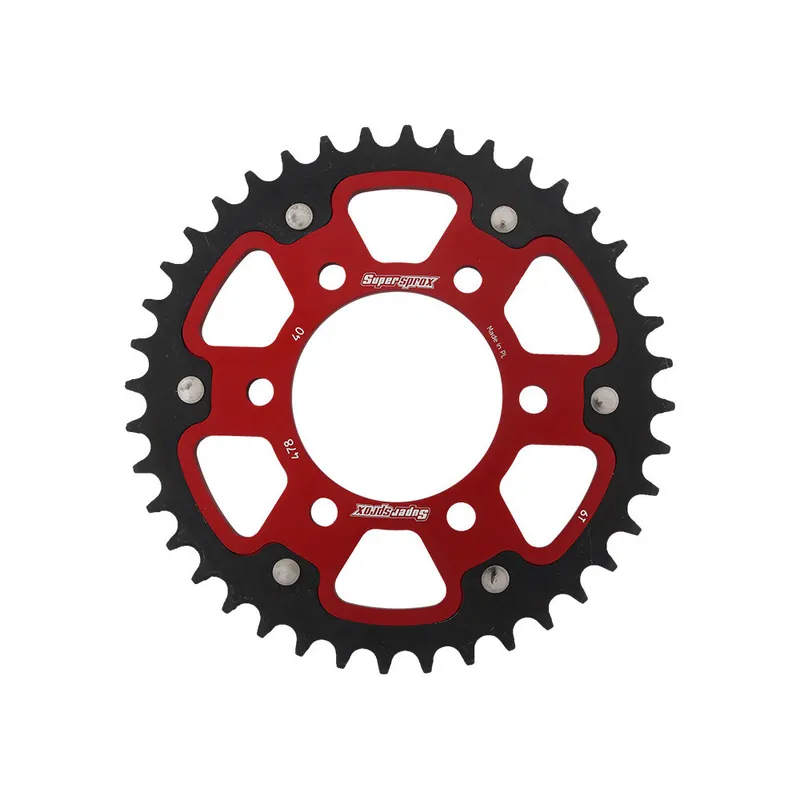 Řetězová rozeta SUPERSPROX STEALTH RST-478:40-RED červená 40 zubů, 520 Exkluzivní