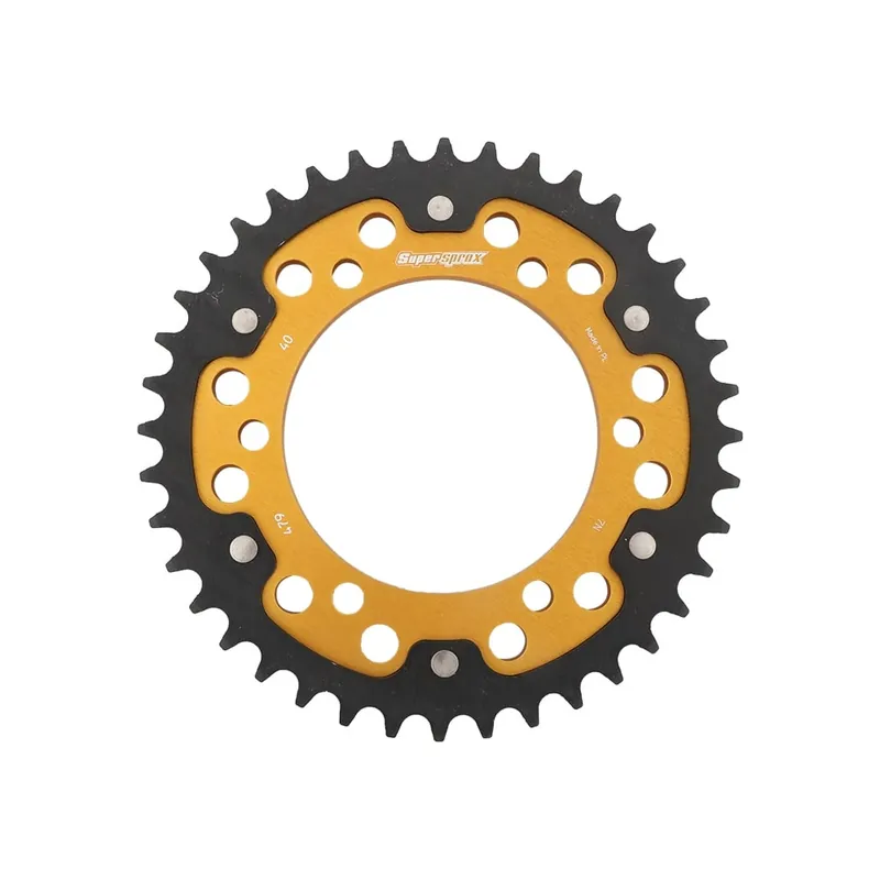 Řetězová rozeta SUPERSPROX STEALTH RST-479:40-GLD zlatá 40 zubů, 530 Luxusní