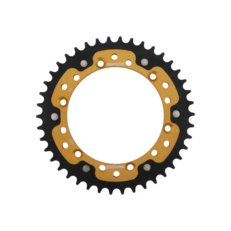 Řetězová rozeta SUPERSPROX STEALTH RST-460:42-GLD zlatá 42 zubů, 520 Moderní