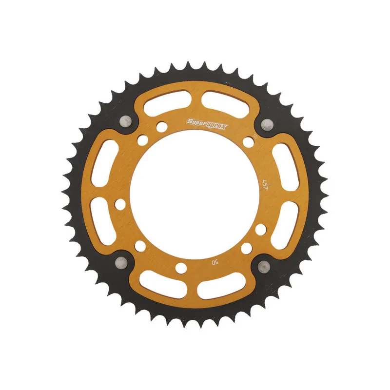 Ruční Výroba Řetězová rozeta SUPERSPROX STEALTH RST-457:50-GLD zlatá 50 zubů, 420