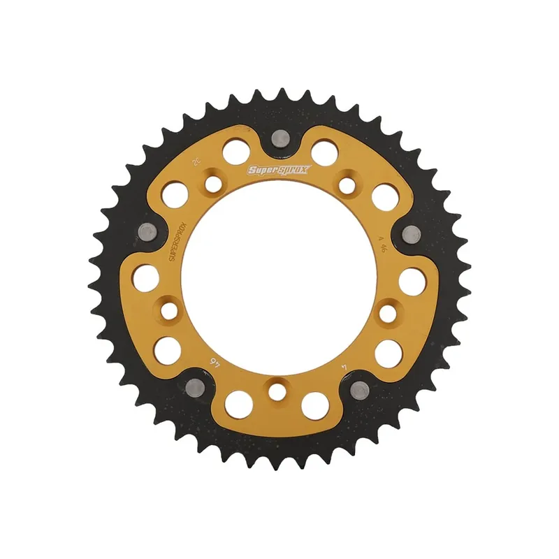 Řetězová rozeta SUPERSPROX STEALTH RST-4:46-GLD zlatá 46 zubů, 420 Limitovaná Edice