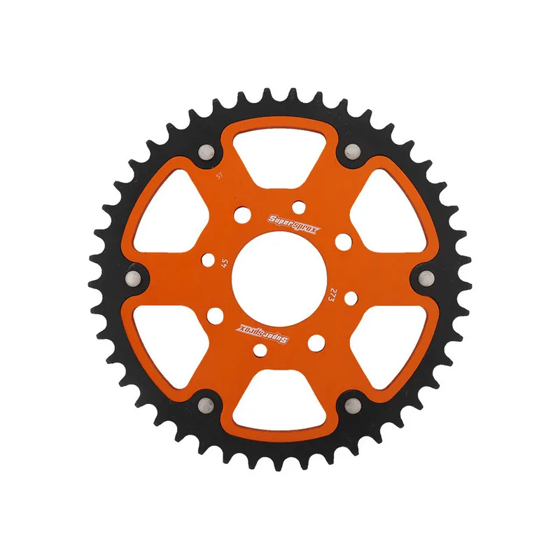 Prémiový Řetězová rozeta SUPERSPROX STEALTH RST-273:45-ORG oranžová 45 zubů, 520