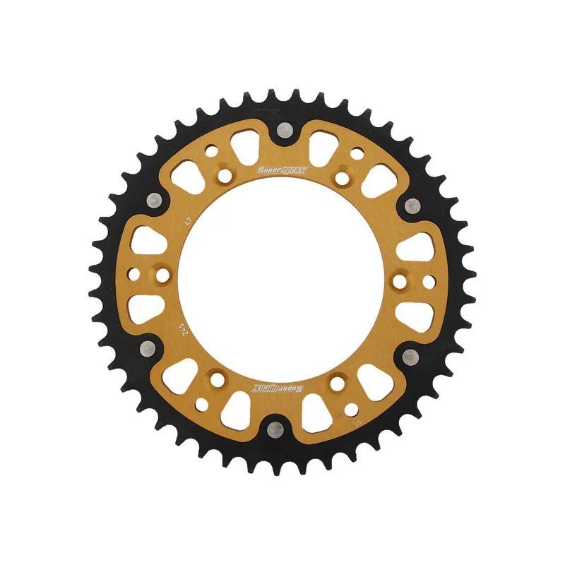 Horká Nabídka Řetězová rozeta SUPERSPROX STEALTH RST-245:47-GLD zlatá 47 zubů, 520