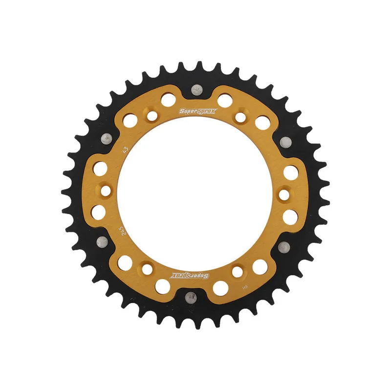 Řetězová rozeta SUPERSPROX STEALTH RST-245:43-GLD zlatá 43 zubů, 520 Luxusní