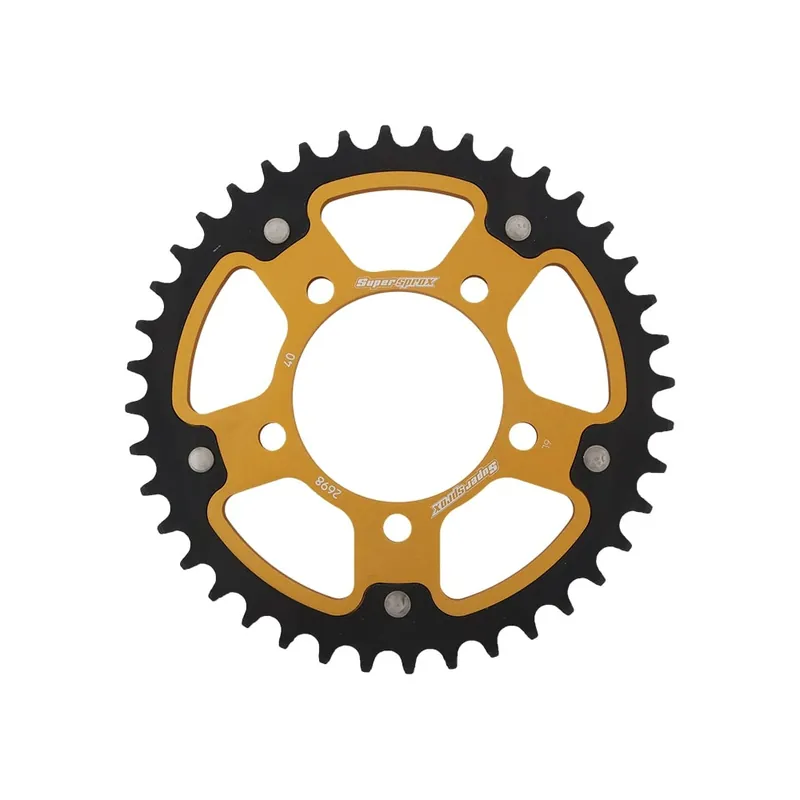 Řetězová rozeta SUPERSPROX STEALTH RST-2698:40-GLD zlatá 40 zubů, 520 Cenová Bomba