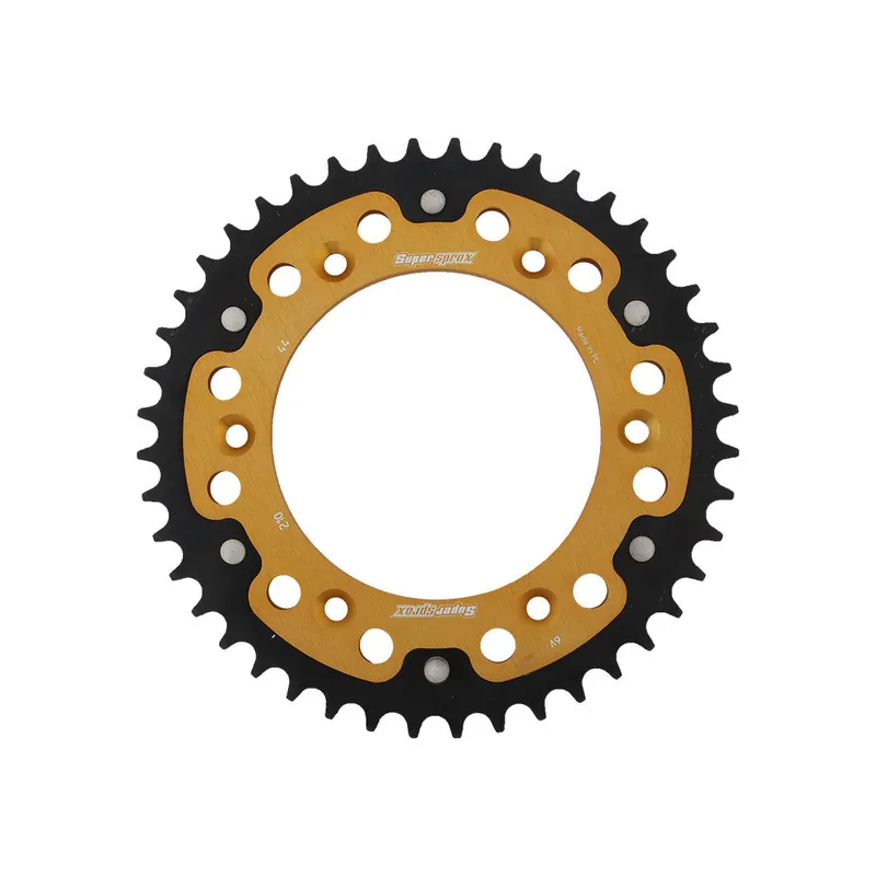 Moderní Řetězová rozeta SUPERSPROX STEALTH RST-210:44-GLD zlatá 44 zubů, 520