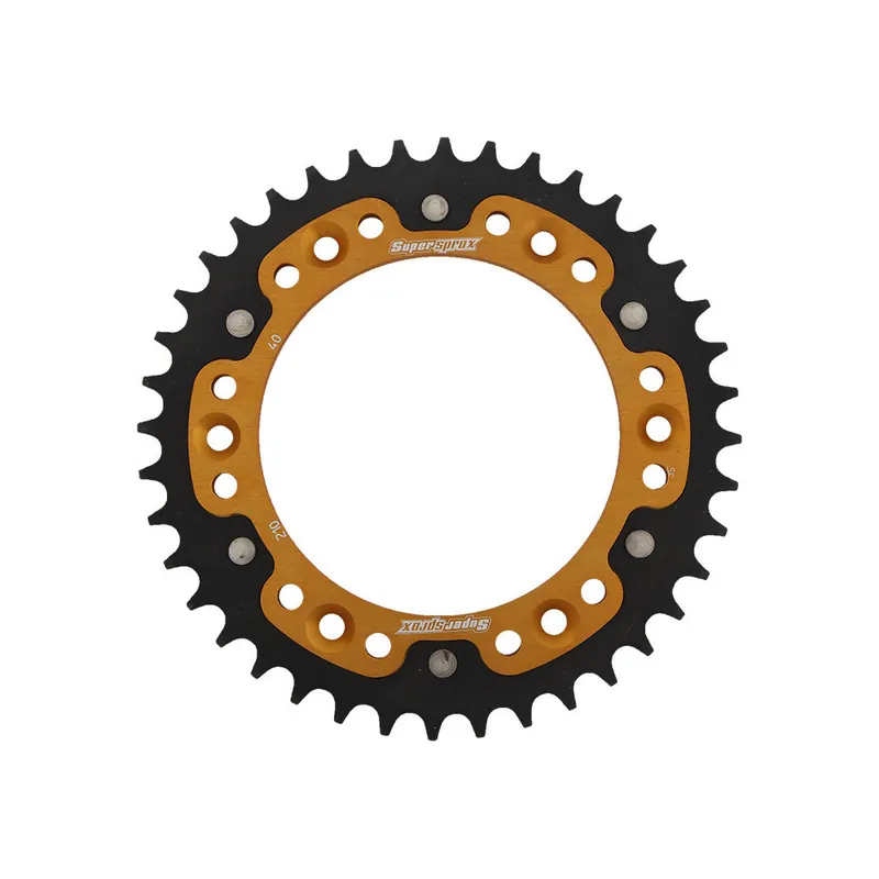 Celosvětová Doprava Řetězová rozeta SUPERSPROX STEALTH RST-210:40-GLD zlatá 40 zubů, 520