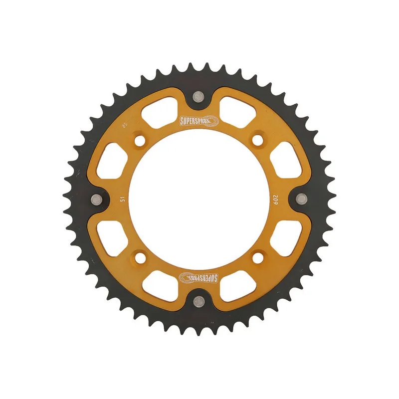 Záruka V Ceně Řetězová rozeta SUPERSPROX STEALTH RST-209:51-GLD zlatá 51 zubů, 420