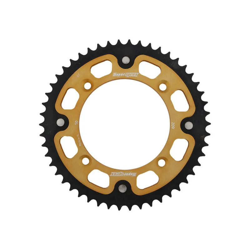 Řetězová rozeta SUPERSPROX STEALTH RST-209:50-GLD zlatá 50 zubů, 420 Horká Nabídka