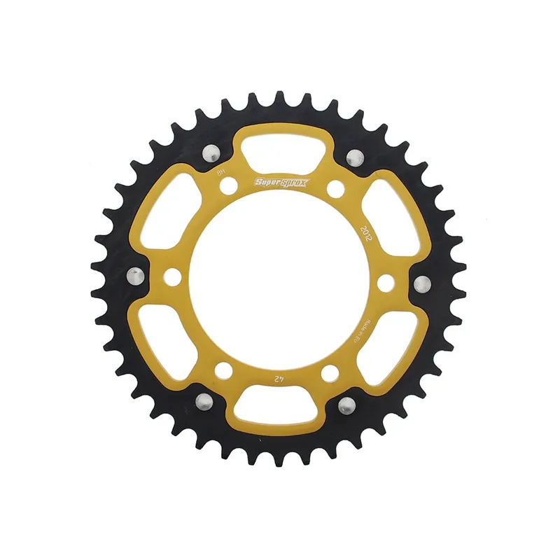 Celosvětová Doprava Řetězová rozeta SUPERSPROX STEALTH RST-2012:42-GLD zlatá 42 zubů, 525