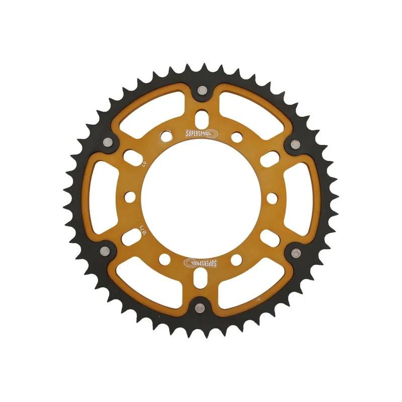 Řetězová rozeta SUPERSPROX STEALTH RST-1875:49-GLD zlatá 49 zubů, 532 Autentický