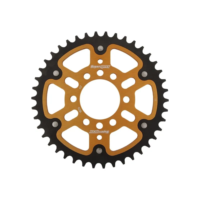 Značkový Řetězová rozeta SUPERSPROX STEALTH RST-1826:42-GLD zlatá 42 zubů, 520