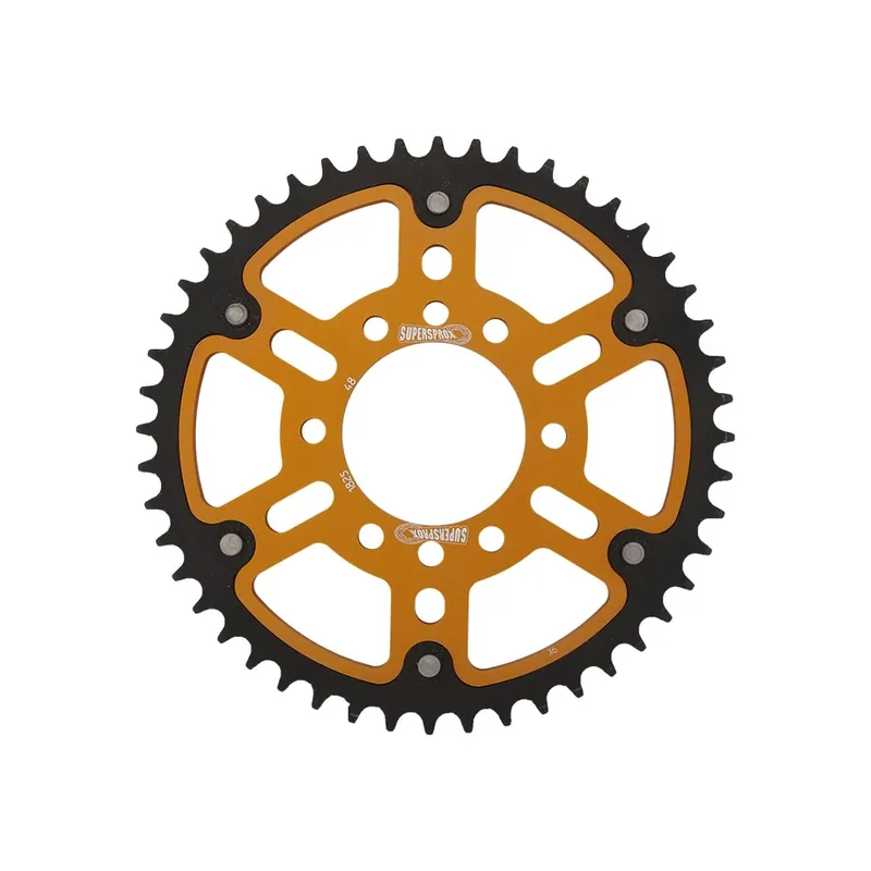 Vysoce Kvalitní Řetězová rozeta SUPERSPROX STEALTH RST-1825:48-GLD zlatá 48 zubů, 520